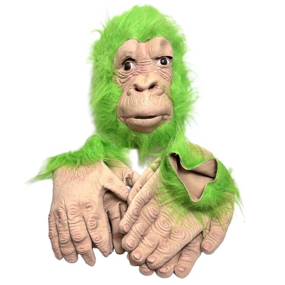 Deluxe Bright Green  Gorilla Costume NWT NOS - Picture 1 of 15